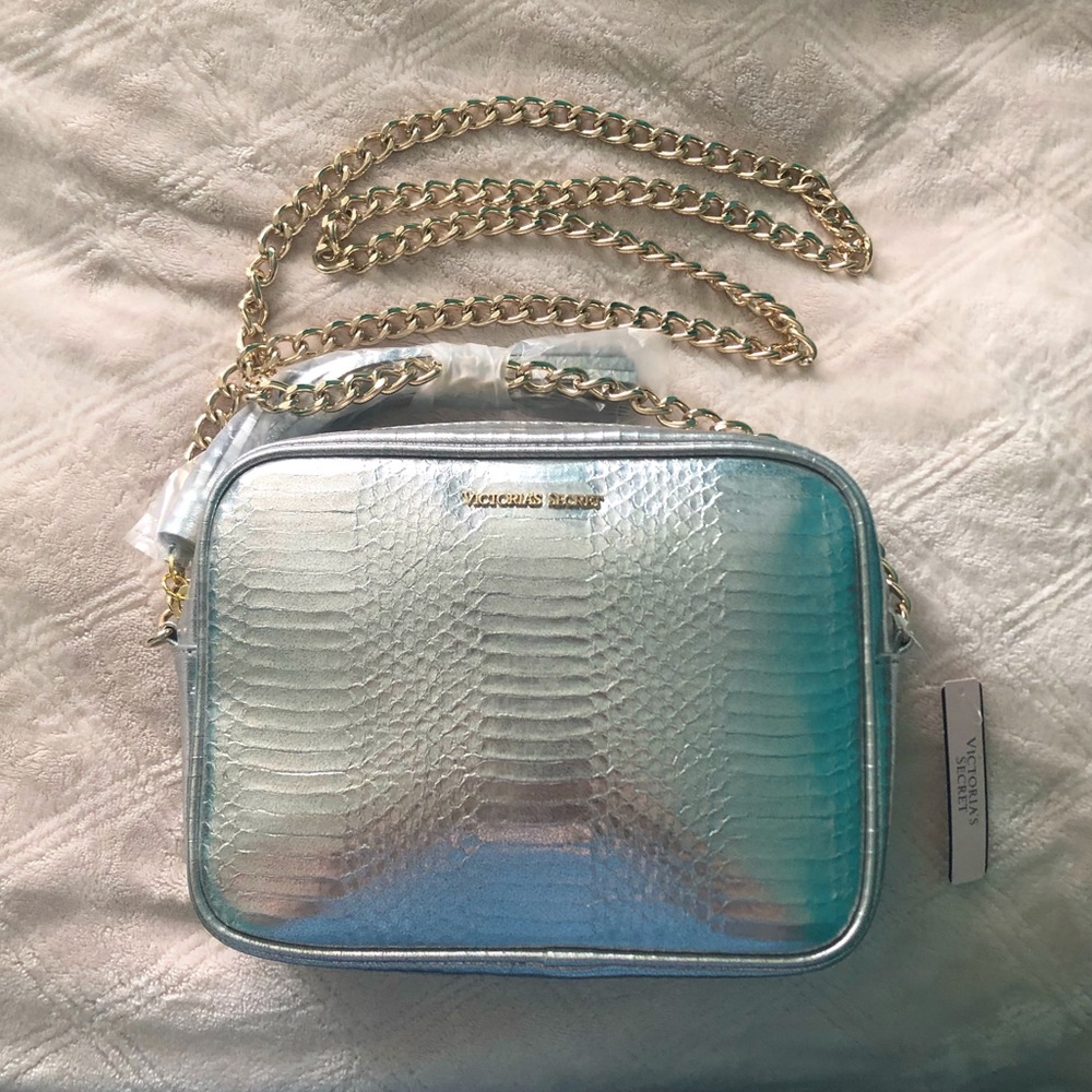 NWT Victoria’s Secret Crossbody Bag Silver